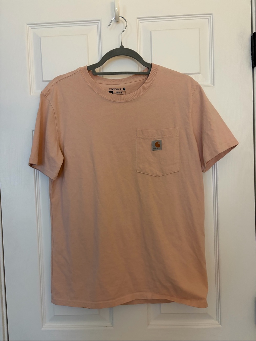 Carhartt Men's Short-Sleeve Pocket Tee - Dusty Pink